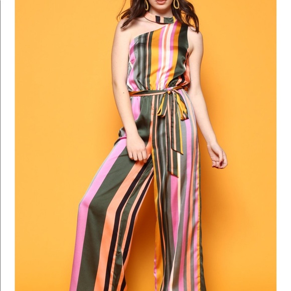 pandora striped jumpsuit